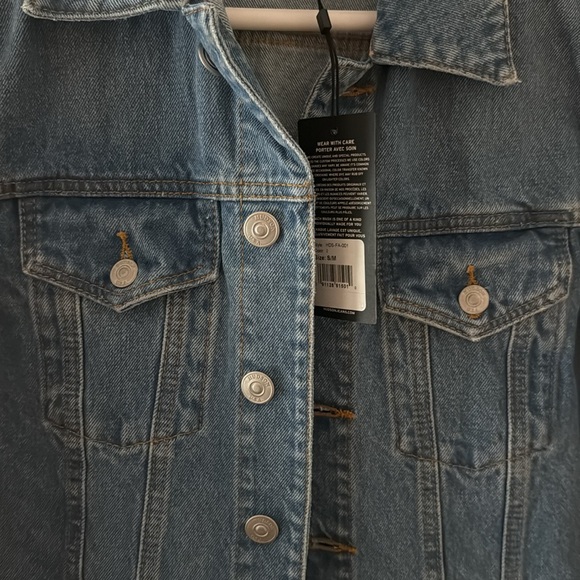 π NEW π Hudson Jeans β’ Jean Jacket β’ Size S/M - Picture 4 of 12